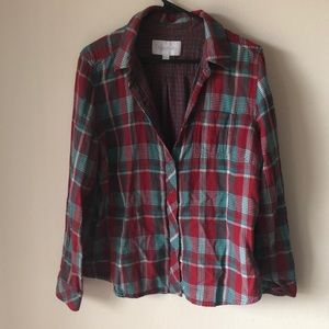 RED AND BLUE FLANNEL